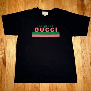 Gucci “Original Gucci” Logo Black T-Shirt